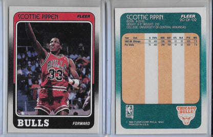 1988 Fleer #20 Scottie Pippen ROOKIE RP Card - Chicago Bulls