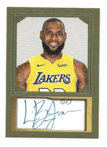 D. Gordon Portrait ACEO Card- SPORTS GREATS - LeBRON JAMES- w/ facs. Auto