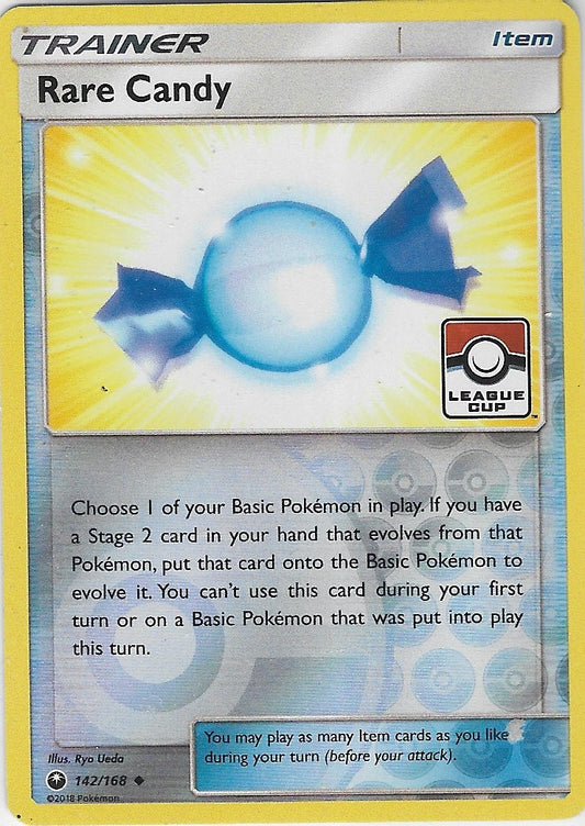 Pokemon 142/168  RARE CANDY TRAINER CELESTIAL STORM REVERSE HOLO