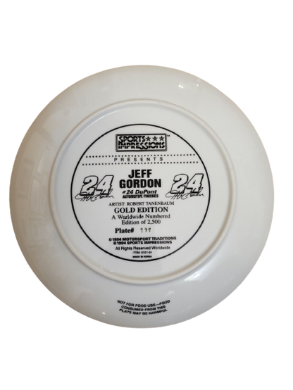 JEFF GORDON Jeff #24 DuPont Sports Impressions MINI Collector Plate NASCAR 4.5"