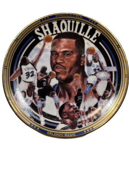 1992 Sports Impressions 1992 SHAQUILLE O'NEALMini 4.5" Plate  Rookie