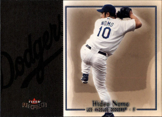 2004 FLEER "PATCHWORKS" #35 HIDEO NOMO  -LOS ANGELES DODGERS -