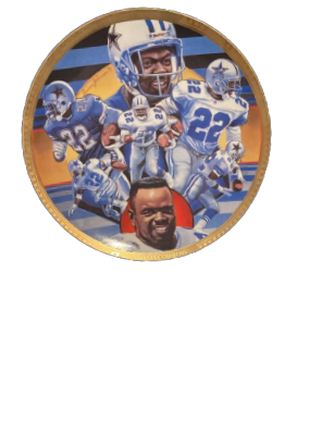 1993 EMMITT SMITH - DALLAS COWBOYS  Sports Impressions Plate With COA Number 1366