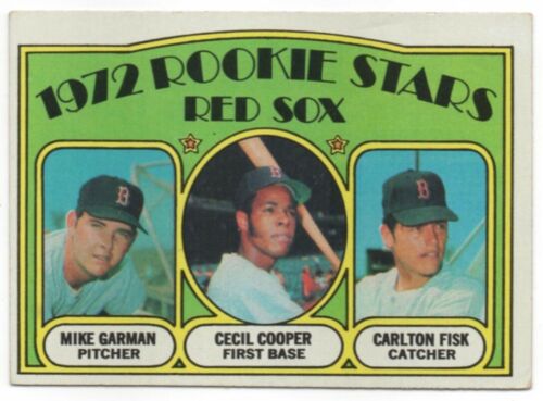 1972 Topps #79  CARLTON FISK  BOSTON RED SOX ROOKIE RP Card