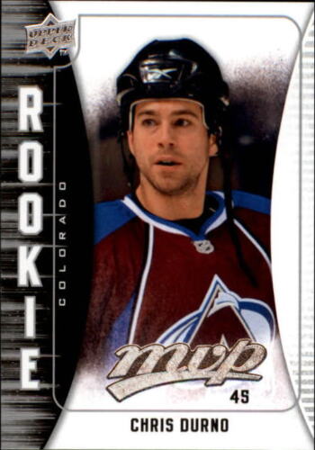 2009-10 Upper Deck MVP #332 CHRIS DURNO - COLORADO AVALANCHE -  ROOKIE CARD