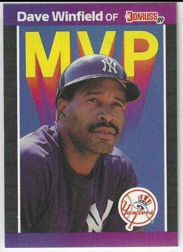 1989 DONRUSS "MVP" #BC-11 DAVE WINFIELD NEW YORK YANKEES