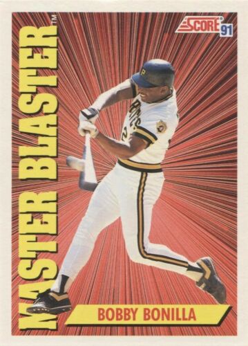 1991 SCORE #402 BOBBY BONILLA " MASTER BLASTER " CARD PITTSBURGH PIRATES