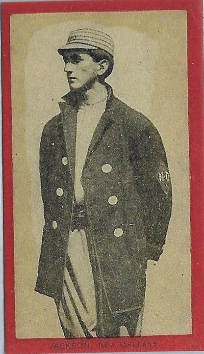 1910 T210 Old Mill 'Shoeless" JOE JACKSON Rookie RP Tobacco Card