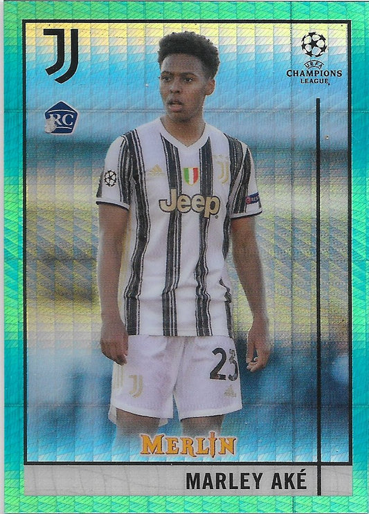 2020 Topps Merlin Chrome #17 UCL Green Refractor MARLEY AKE Rookie Card FRANCE