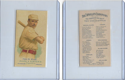 1887 N28 ALLEN & GINTER JOHN M. WARD RP Card NEW YORK ( Baseball) GIANTS