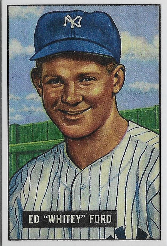 1951 Bowman #1  WHITEY FORD Rookie Reprint  - NEW YORK YANKEES