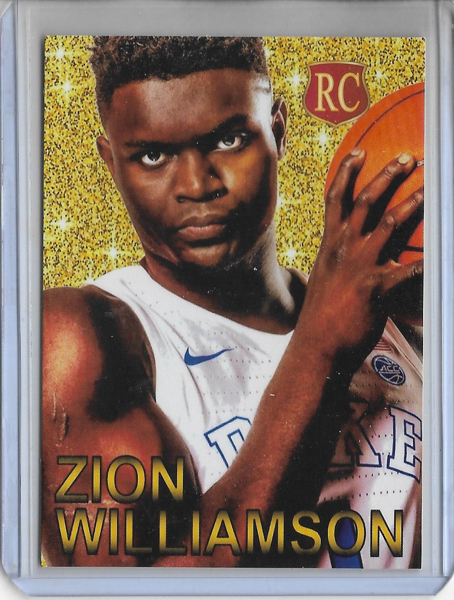 Zion Williamson Duke / New Orleans Pelicans ACEO Golden Rookie Card **
